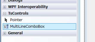 added combobox on the Toolbox